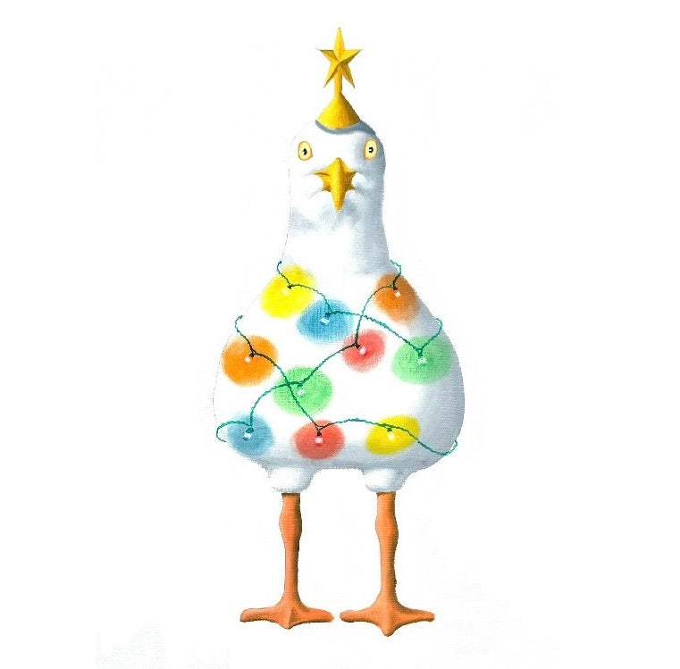 Brighton Birds Christmas cards PACK OF 9