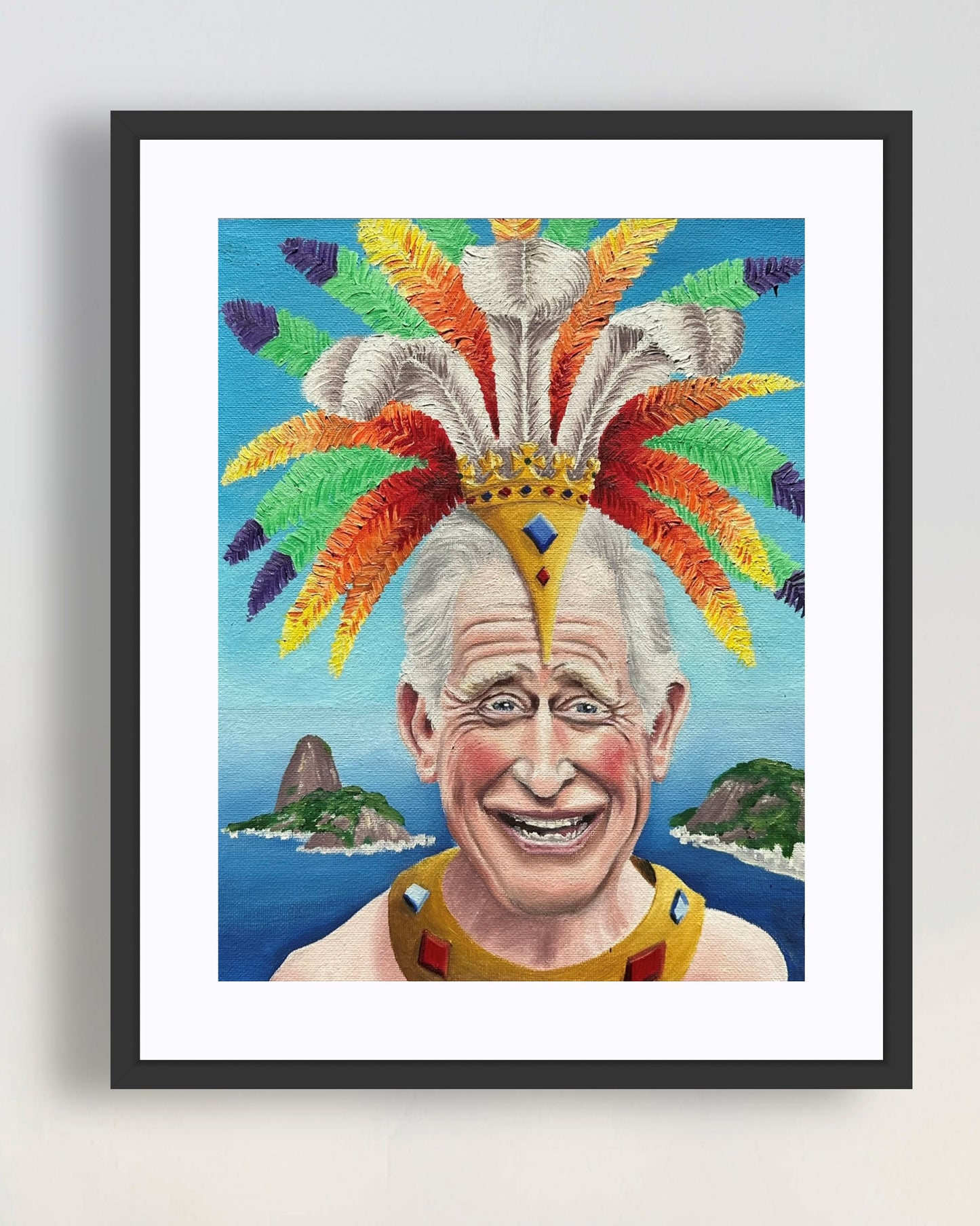 "Carnival King" Coronation Print (unframed)