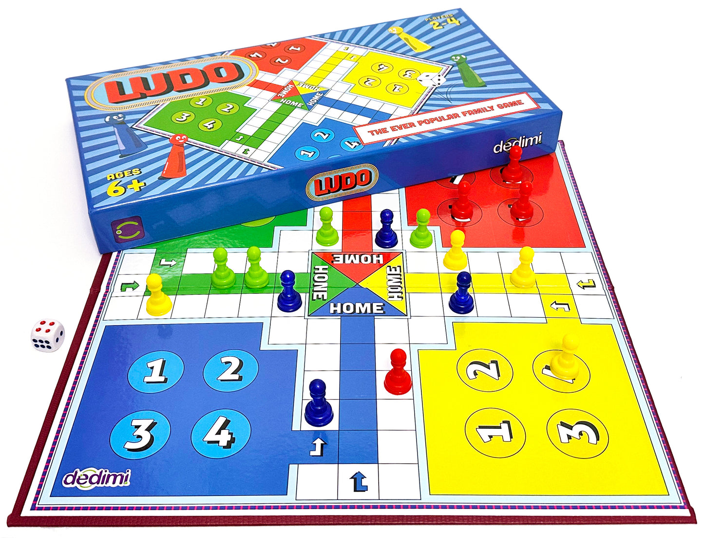 Ludo Board Game Set 14” | Traditional board games for kids | Family board games