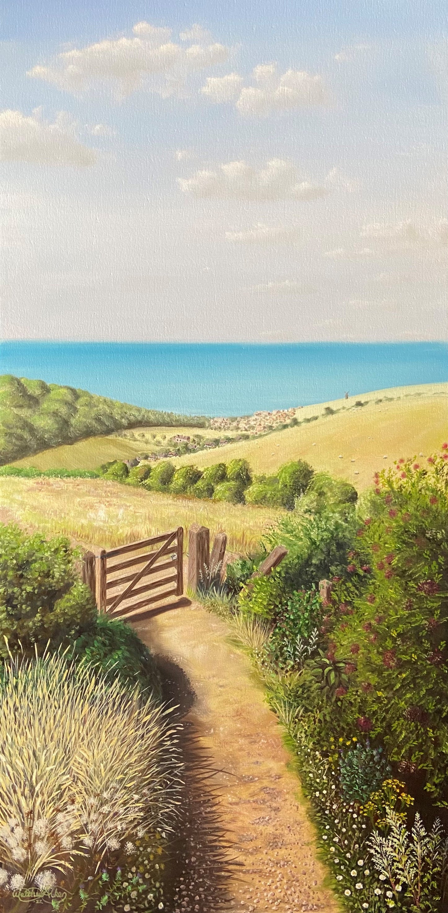 Rottingdean from High Hill