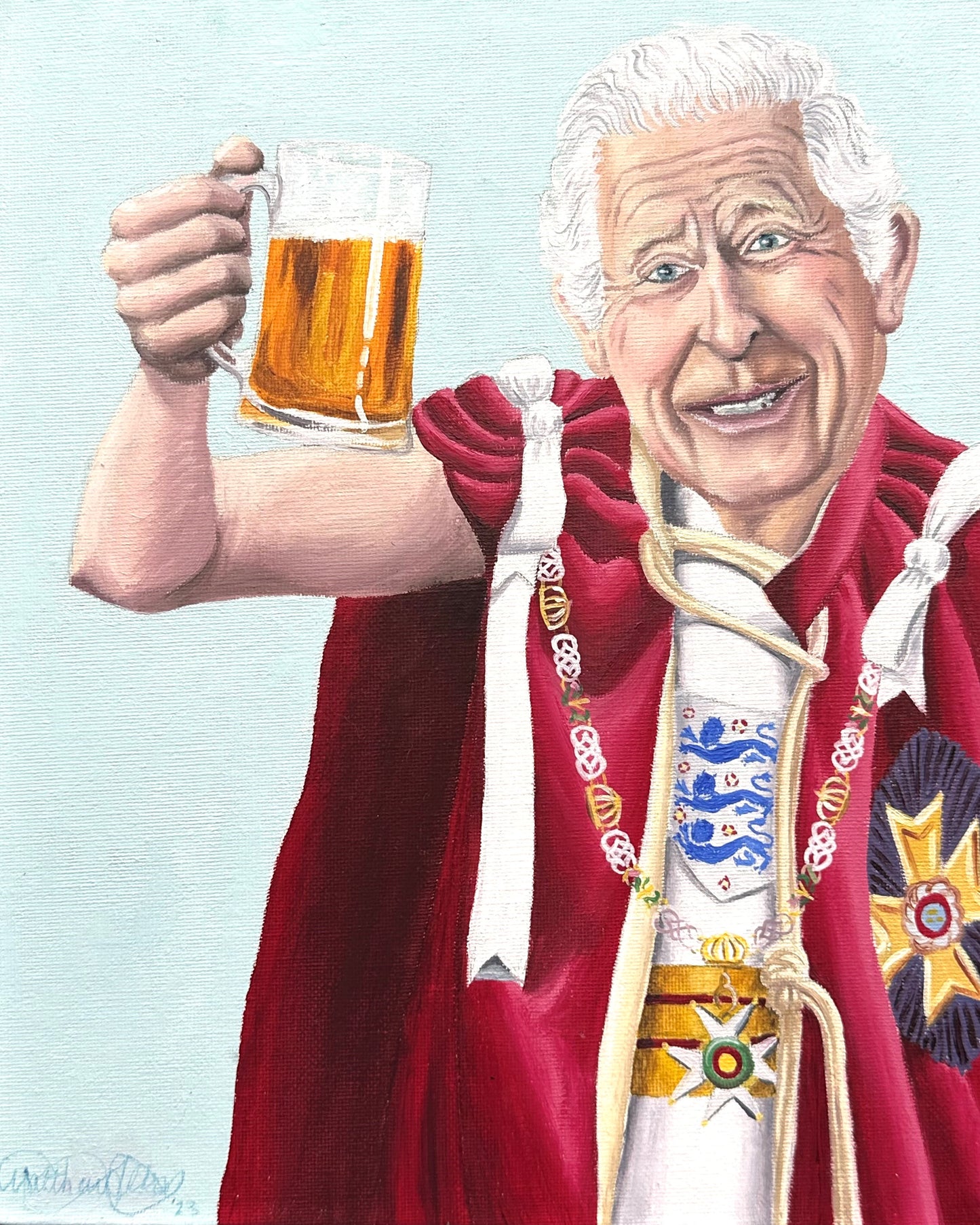 "Cheers!" Coronation Print (unframed)