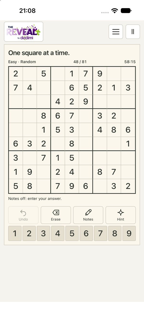 Sudoku, with another layer.