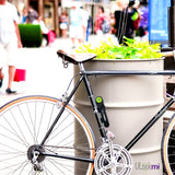 Folding Bike Lock 85cm with Mounting Bracket Includes 3 Keys suitable for Bikes, Scooter, E-Bike, Fixie Bicycle