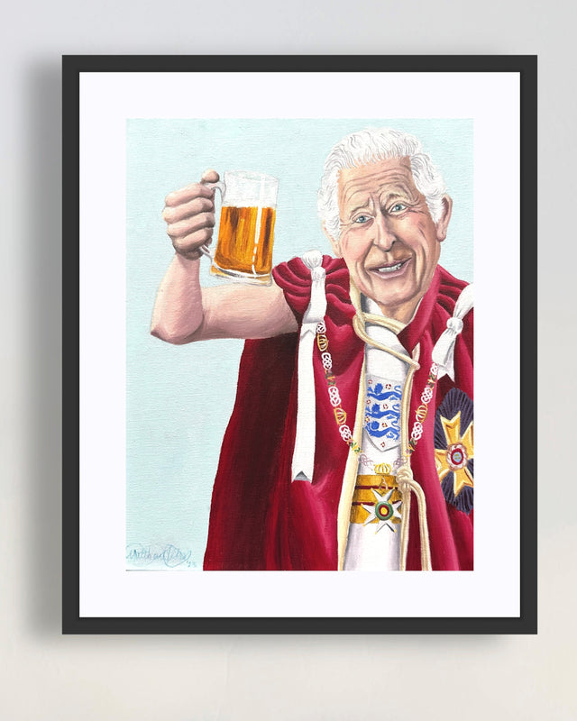 
"Cheers!" Coronation Print (unframed)