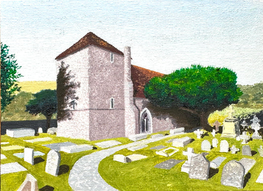 Postcard From The Deans: St Wulfran’s, Ovingdean