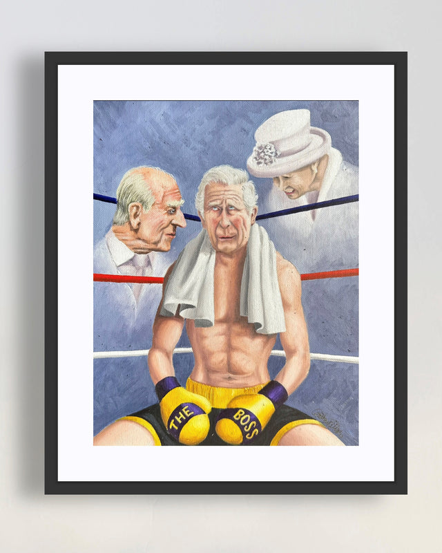 
"Fighting Talk" Coronation Print (unframed)