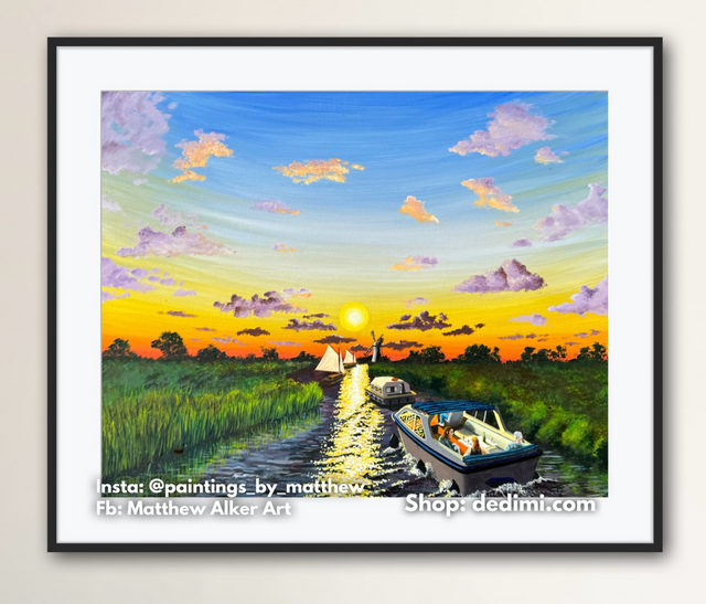
Race to the Staithe (Thurne Mill)