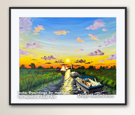 Race to the Staithe (Thurne Mill)