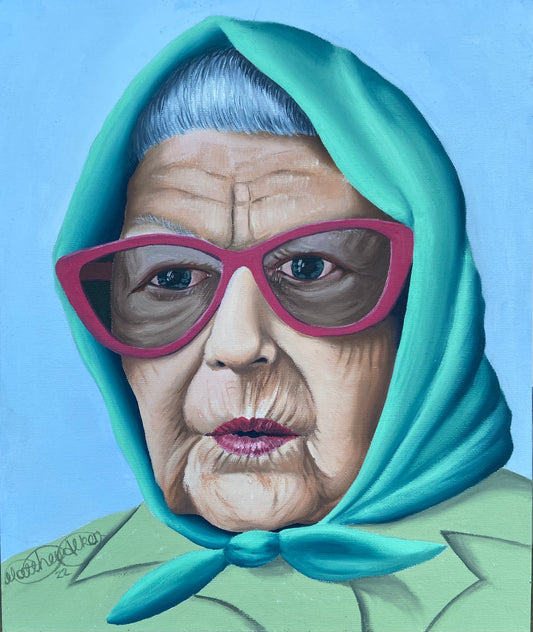 “Breakfast at Elizabeth’s” Queen Elizabeth Memorial Print (unframed)