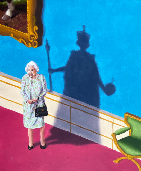 “What Lies Behind” Queen Elizabeth Memorial Print (unframed)