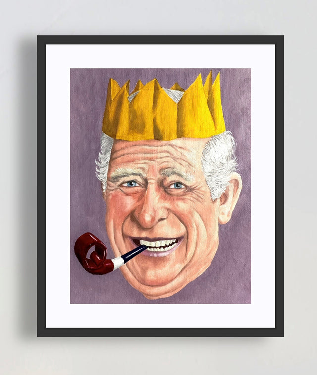 
"Party Like a King" Coronation Print (unframed)