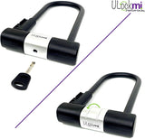 TWOFOLD Bike U lock with cable | Bike Lock graded SOLD SECURE GOLD | bicycle lock 14mm D shackle | 3 keys Mounting bracket | Ulock for bikes scooter electric folding mountain fixie bike