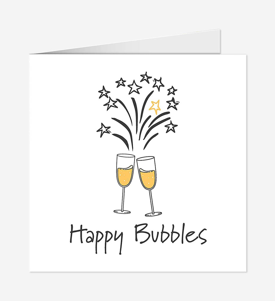 
Happy Bubbles Birthday Card - Birthday Card for Him Her Men Women - Celebration Congratulations - Birthday Card with Envelope
